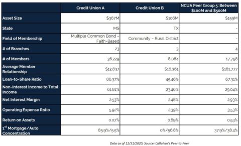 Peer Group Criteria That Go Beyond Asset Size - Callahan & Associates