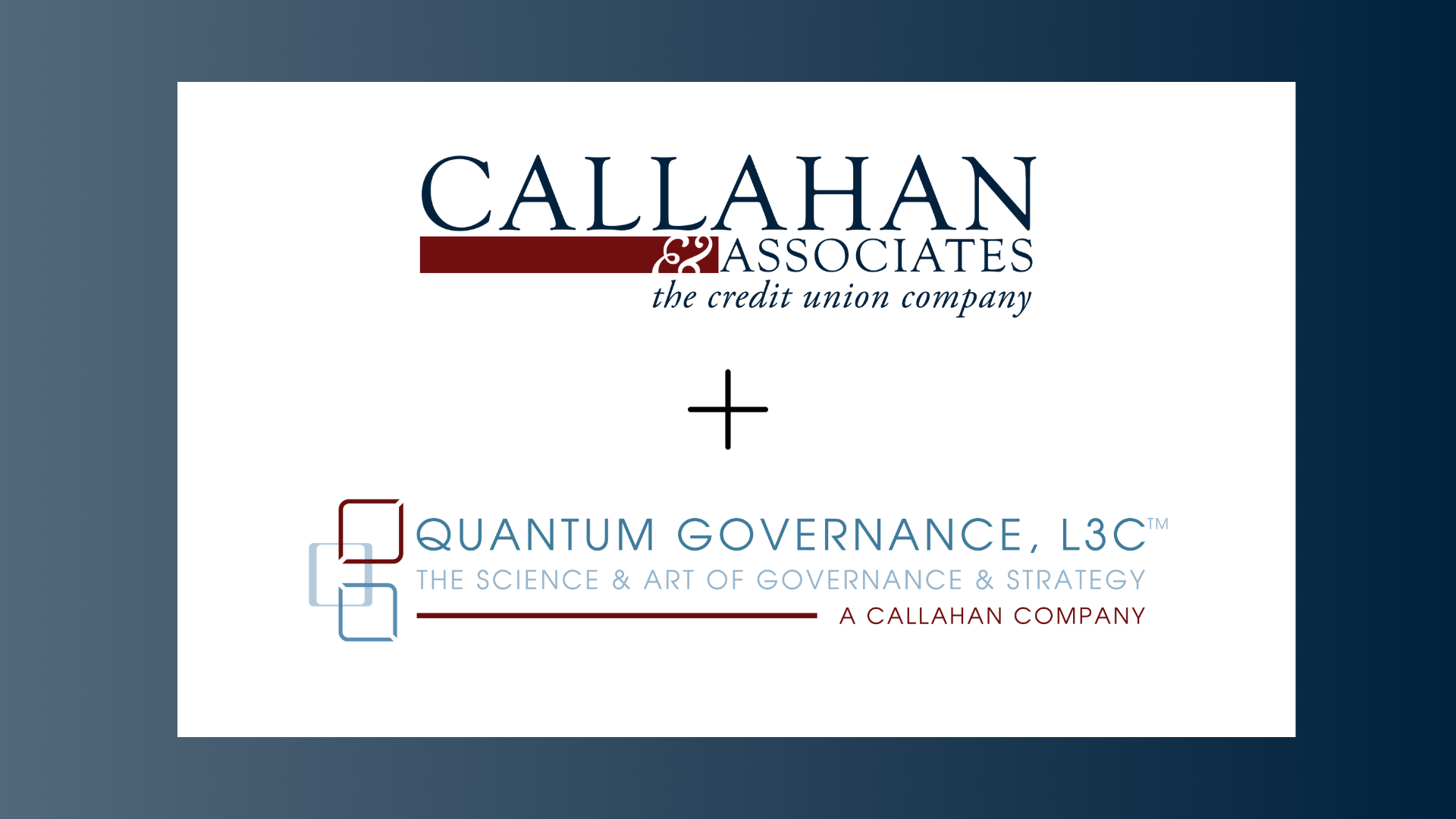 Callahah Callahan & Associates And Quantum Governance, L3C™ Unite to Advance ...